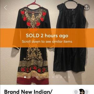 ⭐️SOLD ⭐️      2 piece indian/Pakistani gown kurta